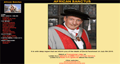 Desktop Screenshot of africansanctus.com